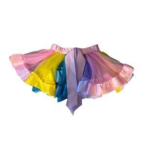 Baby girl colorful tutu rainbow tutu